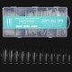 Гелевые типсы прозрачные Soft Gel Tips turquoise 240 шт - изображение 2