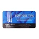 Гелевые типсы Soft Gel Tips прозрачные Long Coffin #1 500 шт - изображение 1
