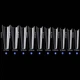 Гелевые типсы Soft Gel Tips прозрачные Long Coffin #1 500 шт - изображение 2