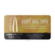 Гелевые типсы Soft Gel Tips прозрачные Long Stiletto #1 550 шт - изображение 1