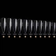 Гелевые типсы Soft Gel Tips прозрачные Long Stiletto #1 550 шт - изображение 2