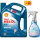 Моторное масло Shell Helix HX7 Diesel 10W-40, 4 л + Размораживатель стекла Shell Window De-Icer 0.5 л - изображение 1