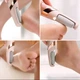 Електрична пилка для ніг Flawless Pedi пемза для педикюру з двома насадками USB зарядка - изображение 5