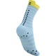 Носки компрессионные высокие Compressport Pro Racing Socks V4.0 Ultralight Run High Cashmere blue/maize L (100080776) - изображение 4