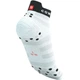 Носки с компрессионным эффектом для триатлона короткие Compressport Pro Racing Socks V4.0 Ultralight Run Low White/fluo red/black L (100081373) - изображение 3