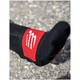 Термозащитные бесшовные зимние носки для бега Compressport Pro Racing Socks Winter Run Black/high risk red XL (100078637) - изображение 3