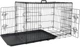 Клетка для животных Funfit XL 92x57x64 см, металлическая, черная, транспортная, с выдвижным поддоном, для собак и котов - изображение 1