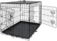 Клетка для животных Funfit XL 92x57x64 см, металлическая, черная, транспортная, с выдвижным поддоном, для собак и котов - изображение 3