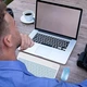 Клавиатура и мышка беспроводная Bluetooth KIT Белая с голубым - изображение 5