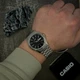 Чоловічий годинник Casio MTP-1239D-1A зі сталевим браслетом і чорним циферблатом - зображення 4