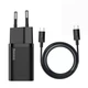 Зарядное устройство Baseus 20W Super Si 1С USB-C (TZCCSUP-B01) Black - изображение 1