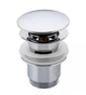 Донный клапан для умывальника клик-клак 1 1/4" хром Frap F60 - изображение 1