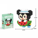 Конструктор фігурка Пікселі BRICKS Мікі Маус Mickey Mouse підвісна - зображення 2