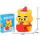 Конструктор фигурка Пиксели BRICKS Винни-Пух Winnie the Pooh подвесная - изображение 2