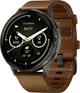 Смарт-часы Garmin Venu 4 45 mm Slate with Brown Leather Band (010-03014-03) - изображение 1