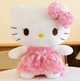 Мягкая игрушка Hello Kitty Хелоу Кити в розовом платье с бантиком «Роза» 35 см - изображение 1