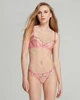 Комплект Agent Provocateur Lorna (бюстгальтер 36D+ стринги 3) бейби розово-черный - изображение 1