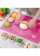 Силиконовый коврик Ytech для раскатки теста 40 х 50 см розовый - изображение 2