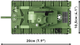 Конструктор COBI-2543 Американский танк M24 Chaffee 1:35 (590 деталей) - изображение 8