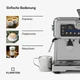 Кофемашина Klarstein GrandPresso Touch кофеварка-эспрессо с кофемолкой 20 бар 1350 Вт - изображение 5