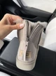 Жіночі угг Міні Замш Світло Сірі Змійка та Лак Пьятка UGG Mini Light Grey Suide Zipper (39, бежевый) - изображение 4