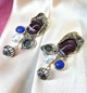Сережки с подвесками Стильная акцентная бижутерия jewelry Многоцветные - изображение 10