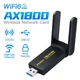 Двохдіапазонний бездротовий мережний Wi-Fi адаптер USB Fenvi FU-AX1800 2.4G/5G Mu-MIMO Black (18838) - зображення 1