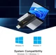 Тридіапазонний бездротовий мережний Wi-Fi адаптер USB Fenvi FU-AXE5400 2.4G/5G/6Ghz Mu-MIMO 6E Black (18839) - зображення 5