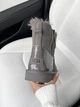 Жіночі угг Замш з Лак П'яткою та Змійкою Short ZIP Grey 2 ZIP Lacquer (40, сірий) - зображення 7