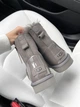 Жіночі угг Замш з Лак П'яткою та Змійкою Short ZIP Grey 2 ZIP Lacquer (40, сірий) - зображення 9