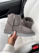 Жіночі угг Міні Замш Сірі Змійка UGG Classic Mini Grey Suide Zipper (39, сірий) - зображення 1