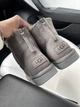 Жіночі угг Міні Замш Сірі Змійка UGG Classic Mini Grey Suide Zipper (39, сірий) - зображення 4