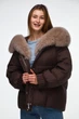 Куртка Vivilona S Коричневая 21 - 04407 - изображение 5