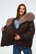 Куртка Vivilona S Коричневая 21 - 04407 - изображение 7