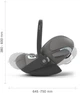 Fotelik samochodowy Cybex Cloud T i-Size Plus Mirage Grey Platinum (4063846402670) - obraz 11