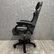 Компьютерное кресло GAMER KO24SZ чёрно-серое экокожа + металл, 125×65×50 см, 120 кг - изображение 5