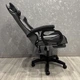 Компьютерное кресло GAMER KO24SZ чёрно-серое экокожа + металл, 125×65×50 см, 120 кг - изображение 6