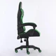Игровое кресло Madrex EXT ONE чёрно-зелёное экокожа, 133×63×49 см, 120 кг - изображение 3
