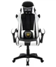 Крісло геймерське Extreme Series EXT ONE WHIRE чорно-біле екошкіра, 133×63×49 см, 120 кг - зображення 3