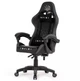 Игровое кресло Infini Five чёрное ткань + металл, 126×67×44 см, 120 кг - изображение 2