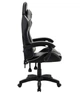 Крісло геймерське Madrex EXT ONE GRAY чорно-сіре екошкіра, 133×63×49 см, 120 кг - зображення 4