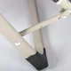 Садовий шезлонг IdealGarden CT-SF02-BK-Y тканинний + матрац, чорний текстилен + метал, 178×66×95 см, 110 кг - зображення 4