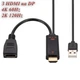 Адаптер перетворювач конвертер HDMI - DisplayPort з живленням USB. SmartGo - зображення 1