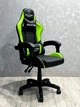 Компьютерное кресло CARBON Quattro Gaming чёрно-зелёное экокожа + металл, 123×63×50 см, 120 кг - изображение 2