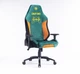 Компьютерное кресло Ergo System G20 зелёно-жёлтое ткань, 138×68×49 см, 120 кг - изображение 1