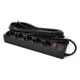 Фільтр живлення Patron 10 m3*1mm2 (SP-10510) 5 розеток BLACK (EXT-PN-SP-10510) (16081) - зображення 1