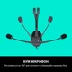 Наушники Logitech H110 Stereo Headset with 2*3pin jacks (981-000271) (16160) - изображение 4
