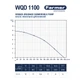 Насос фекальний з подрібнювачем Farmer WQD 1100 + шланг 30м + хомут - изображение 6
