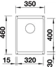 Мойка кухонная Blanco - 523415 SUBLINE 320-U - изображение 2