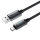 Кабель ACEFAST C19-04 USB to Type-C fast charging data cable 3A 1.2м Black (6974316284482) - изображение 2